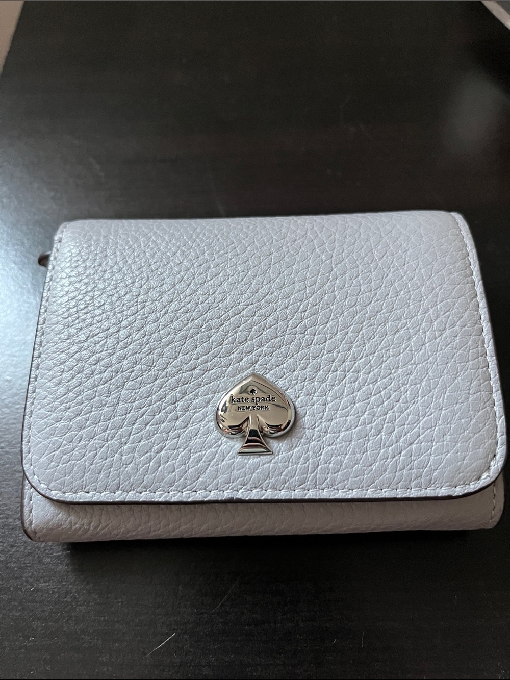 kate spade Pebbled Leather Compact Wallet